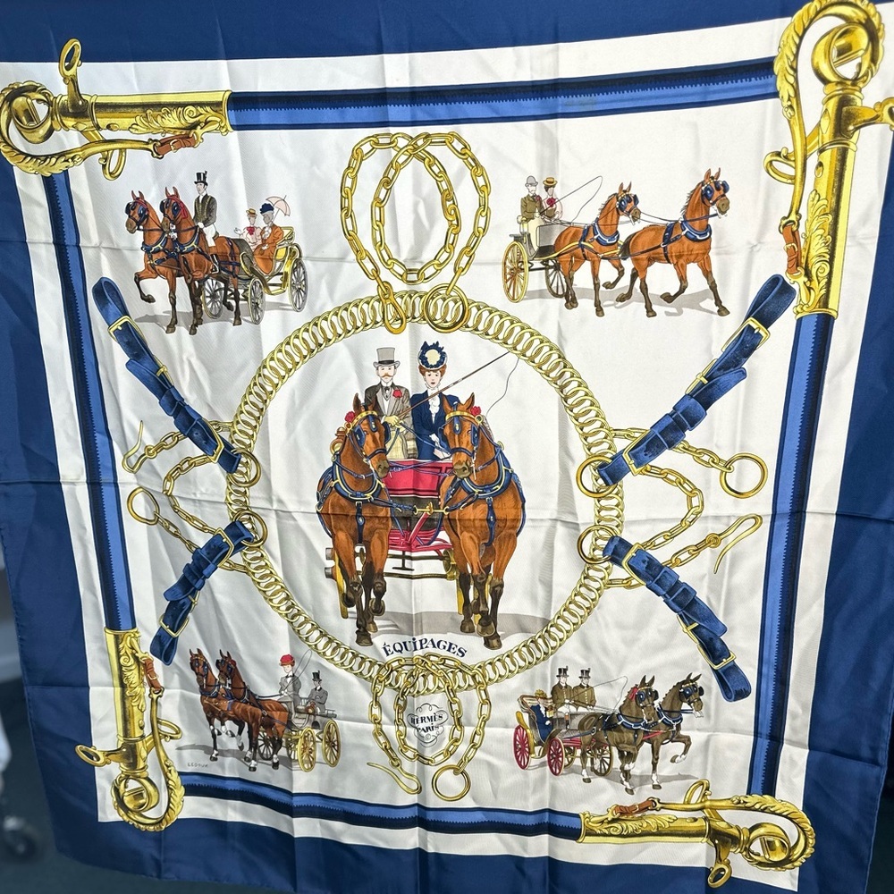 HERMES RARE SILK SCARF